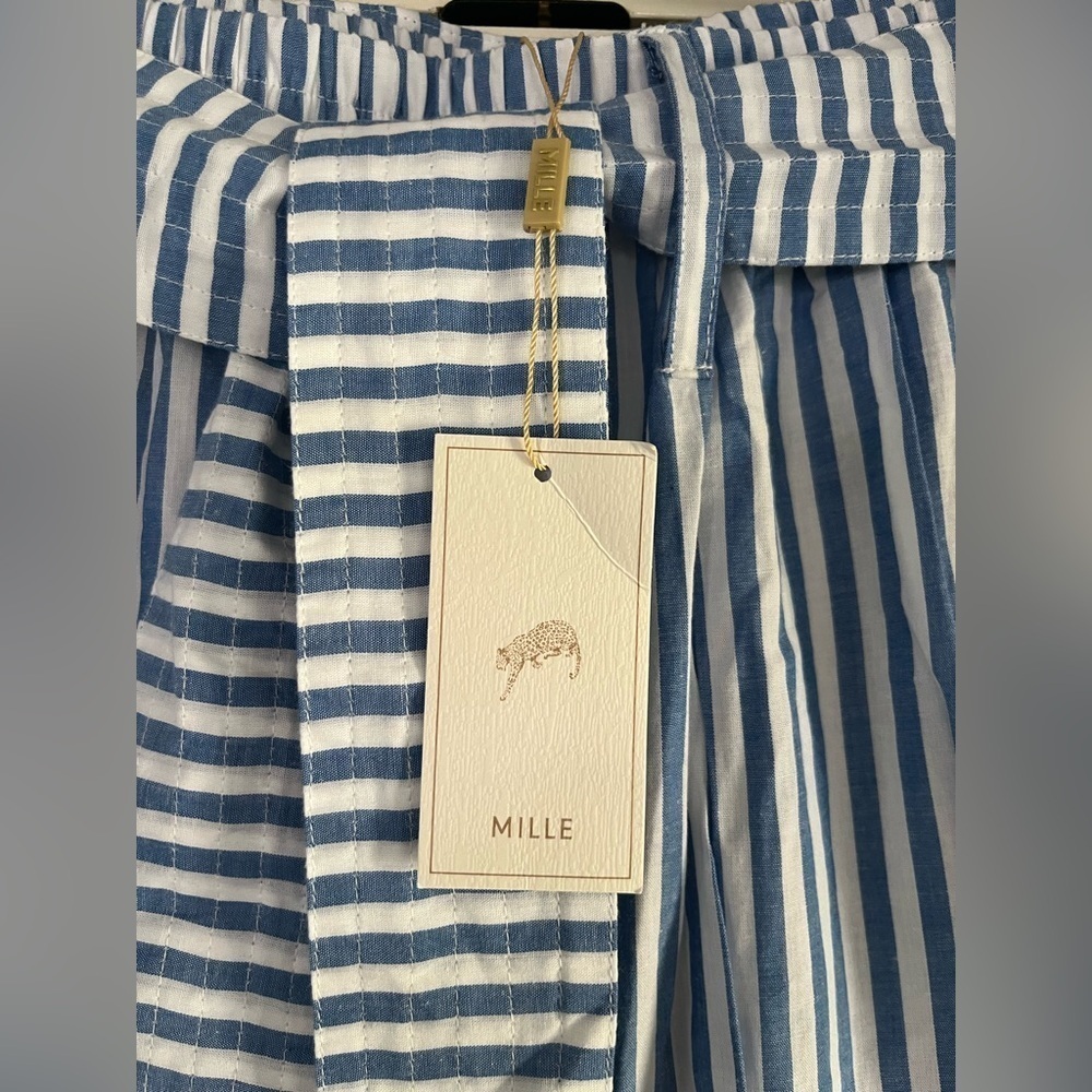 NWT MILLE francoise skirt in monaco stripe - Picture 5 of 10
